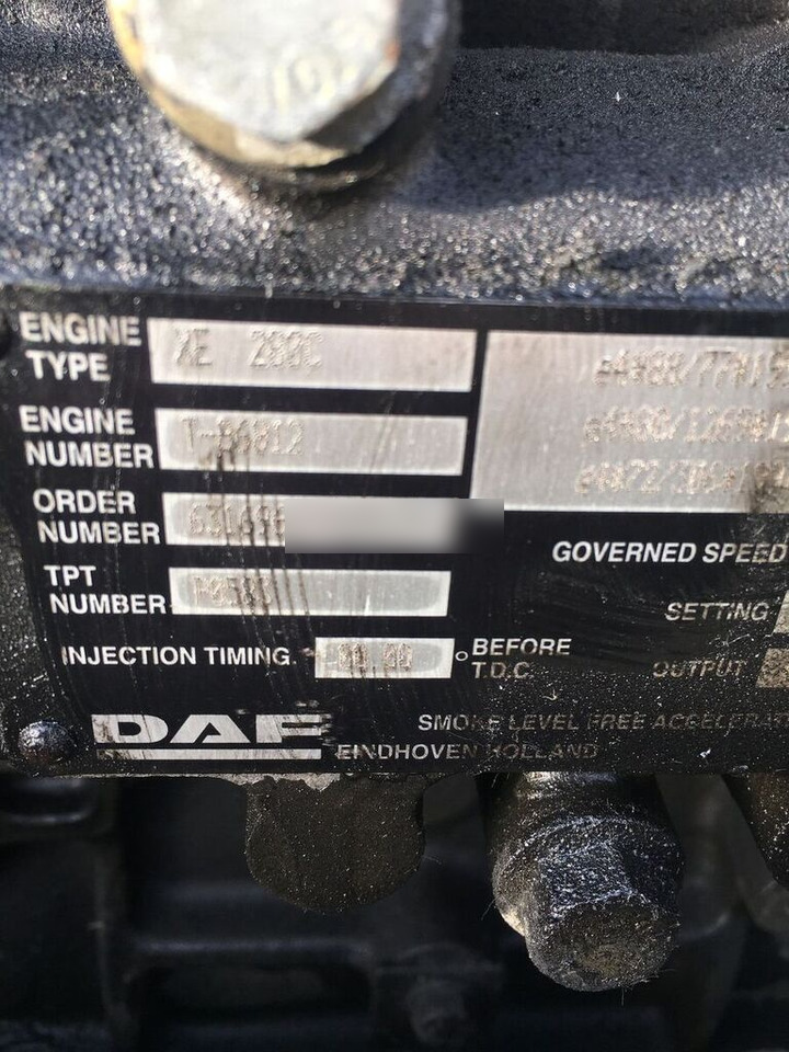 DAF xe280c DAF xf95 truck - Moteur pour Camion: photos 1 DAF xe280c DAF xf95 truck - Moteur pour Camion: photos 1