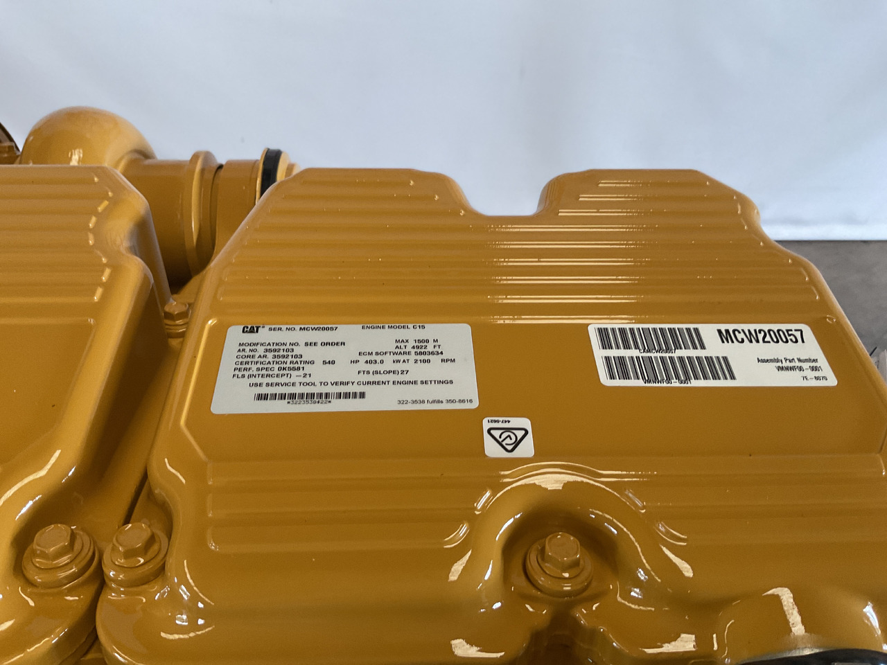 Caterpillar C15 Acert - Moteur: photos 2 Caterpillar C15 Acert - Moteur: photos 2