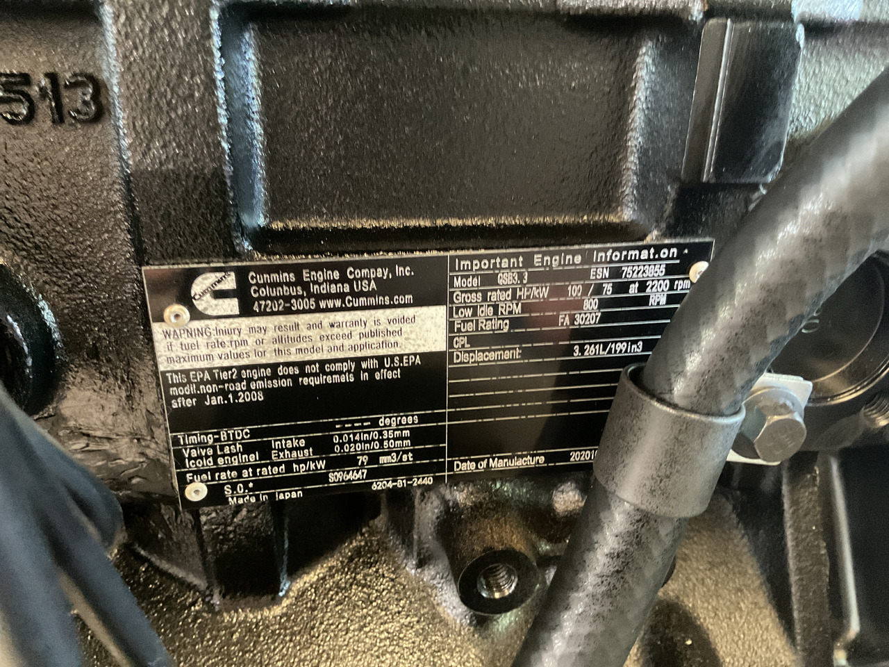 Cummins B3.3 - Moteur: photos 3 Cummins B3.3 - Moteur: photos 3