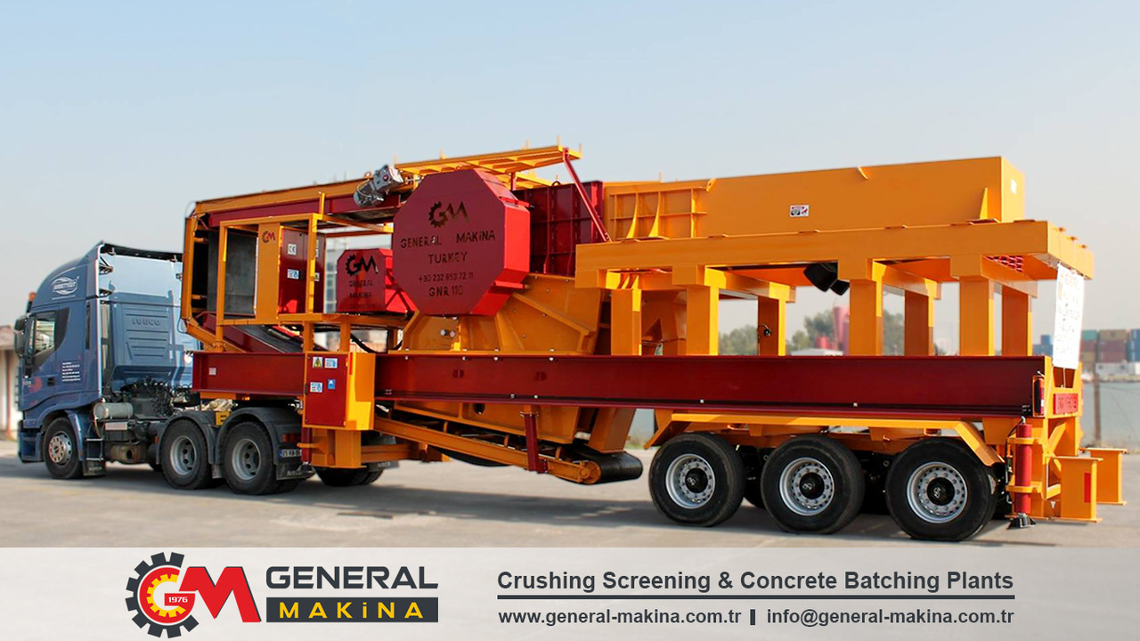 GENERAL MAKİNA Mobile Crushing System With Jaw Crusher - Concasseur à mâchoires: photos 5 GENERAL MAKİNA Mobile Crushing System With Jaw Crusher - Concasseur à mâchoires: photos 5