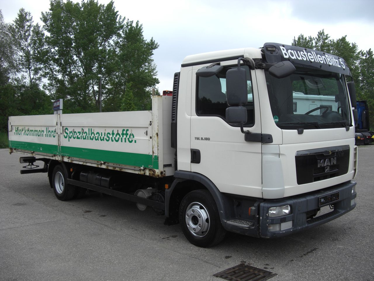 MAN 8180L - Camion plateau: photos 2 MAN 8180L - Camion plateau: photos 2