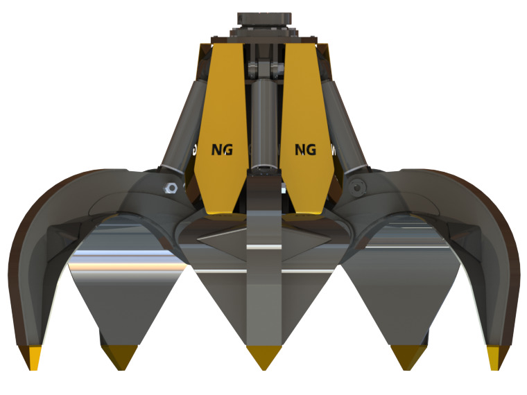 ORANGE PEEL GRAPPLE - SCRAP GRAPPLE - GREIFER - Grappin pour Pelle: photos 2 ORANGE PEEL GRAPPLE - SCRAP GRAPPLE - GREIFER - Grappin pour Pelle: photos 2