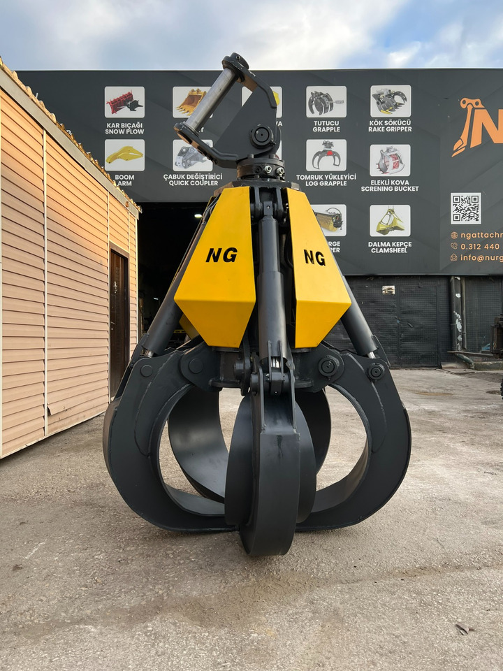 ORANGE PEEL GRAPPLE - SCRAP GRAPPLE - GREIFER - Grappin pour Pelle: photos 1 ORANGE PEEL GRAPPLE - SCRAP GRAPPLE - GREIFER - Grappin pour Pelle: photos 1