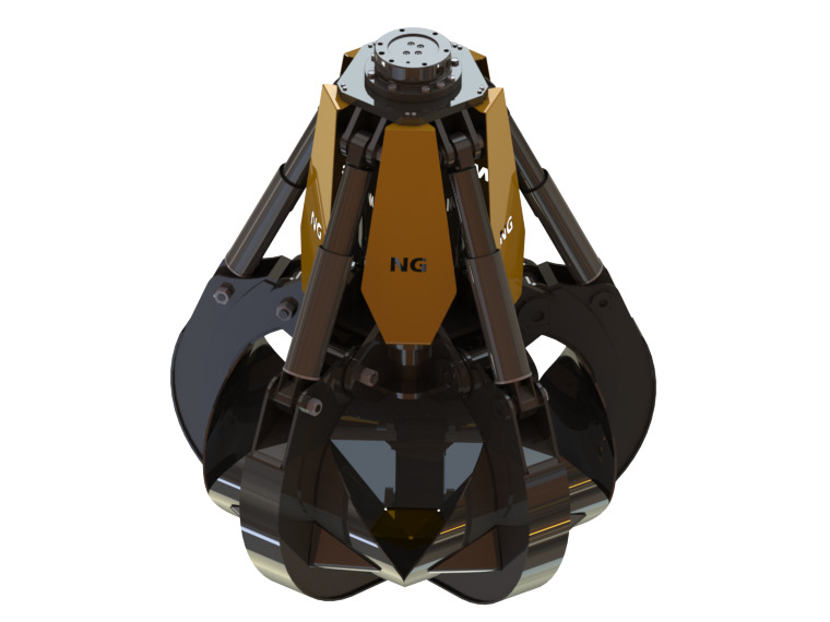 ORANGE PEEL GRAPPLE - SCRAP GRAPPLE - GREIFER - Grappin pour Pelle: photos 5 ORANGE PEEL GRAPPLE - SCRAP GRAPPLE - GREIFER - Grappin pour Pelle: photos 5