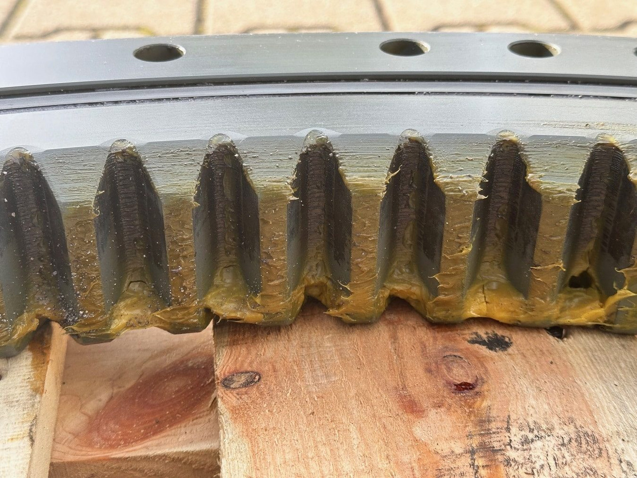 Couronne d'orientation pour Pelle sur chenille Liebherr Kugeldrehverbindung Typ:KUD34VJ005-000.  ID-Nr.90020576.  R914 COMP-1194.  #159-10793#: photos 17