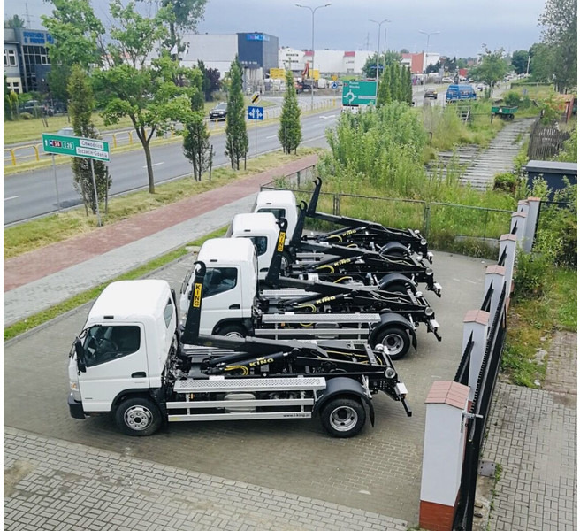 Camion ampliroll neuf Mitsubishi Fuso 9C18 + KING HZ6R Hooklift: photos 10