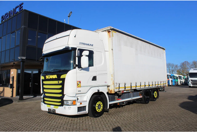 Scania R410 * RETARDER * 6X2 * FULL AIR * - Camion à rideaux coulissants: photos 1 Scania R410 * RETARDER * 6X2 * FULL AIR * - Camion à rideaux coulissants: photos 1