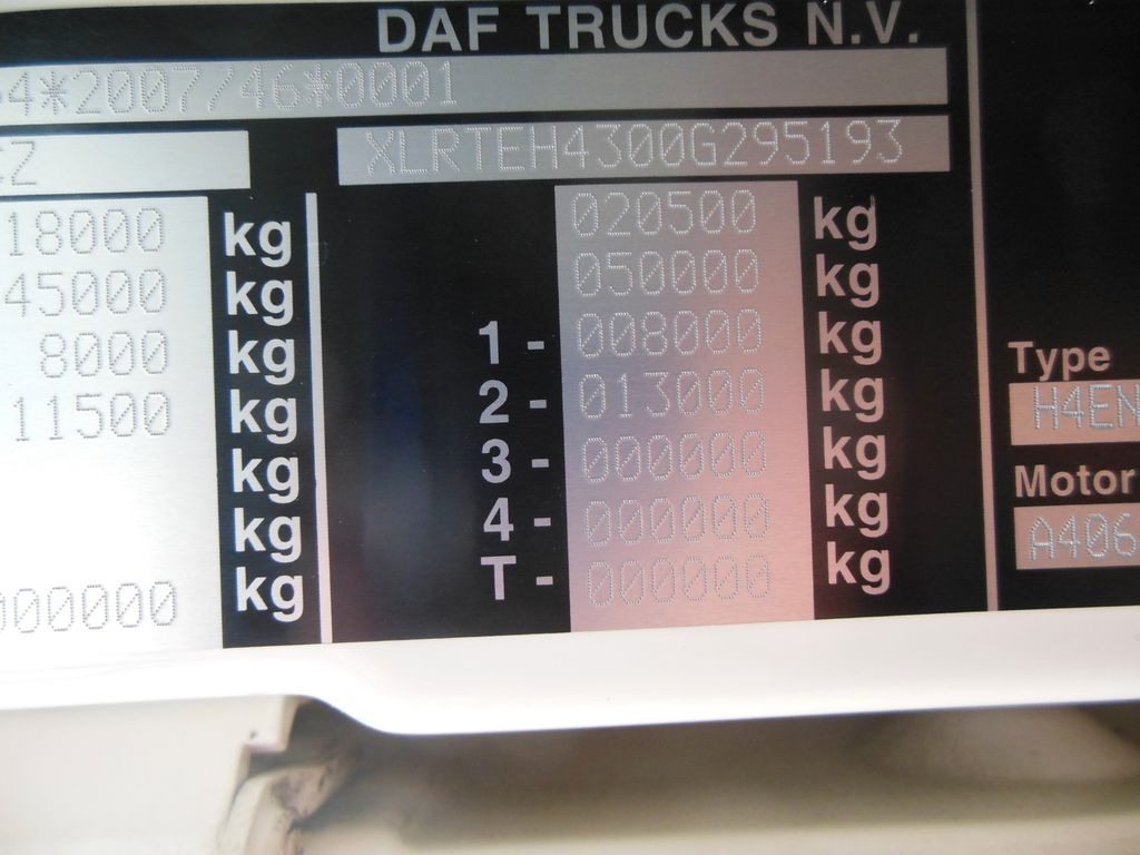 Tracteur routier DAF XF 106.530 SSC, HYDRAULIK, STAND KLIMA, TOP: photos 21