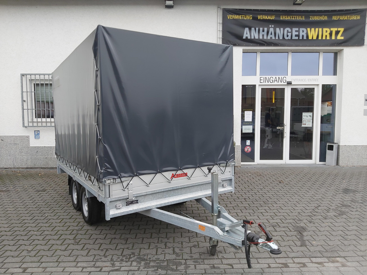 Anssems Hochlader PSX - S 2500 325x178x30cm 180cm Hochplane grau (L) 2500kg Aktion - Remorque rideaux coulissants: photos 5 Anssems Hochlader PSX - S 2500 325x178x30cm 180cm Hochplane grau (L) 2500kg Aktion - Remorque rideaux coulissants: photos 5