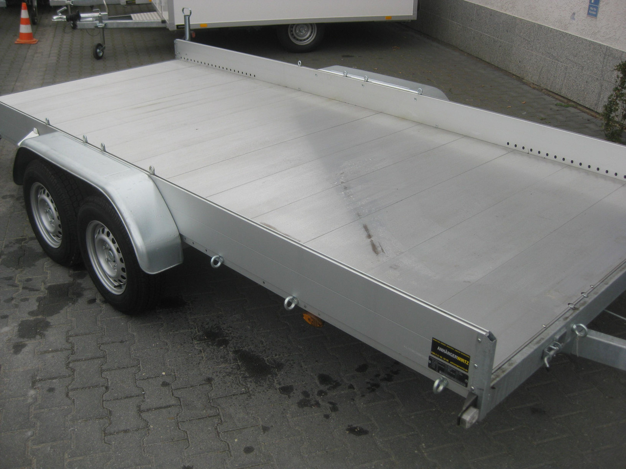 Anssems Transporter AMT 2500 440x190x18cm Aluboden Alurampen Seilwinde 2500kg Modell 22 - Remorque plateau: photos 3 Anssems Transporter AMT 2500 440x190x18cm Aluboden Alurampen Seilwinde 2500kg Modell 22 - Remorque plateau: photos 3