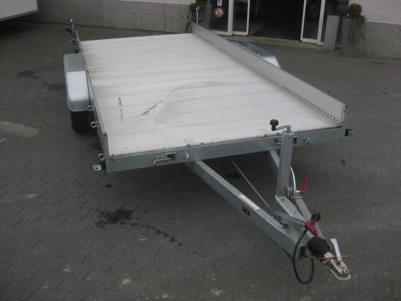 Anssems Transporter AMT 2500 440x190x18cm Aluboden Alurampen Seilwinde 2500kg Modell 22 - Remorque plateau: photos 2 Anssems Transporter AMT 2500 440x190x18cm Aluboden Alurampen Seilwinde 2500kg Modell 22 - Remorque plateau: photos 2