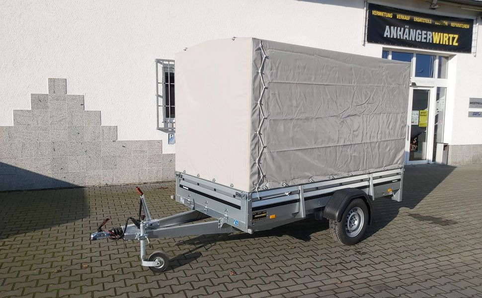 Brenderup 2300 SB 301x153x40cm Stahlwände & 180cm Hochplane (M) 1300kg - Remorque voiture: photos 1 Brenderup 2300 SB 301x153x40cm Stahlwände & 180cm Hochplane (M) 1300kg - Remorque voiture: photos 1