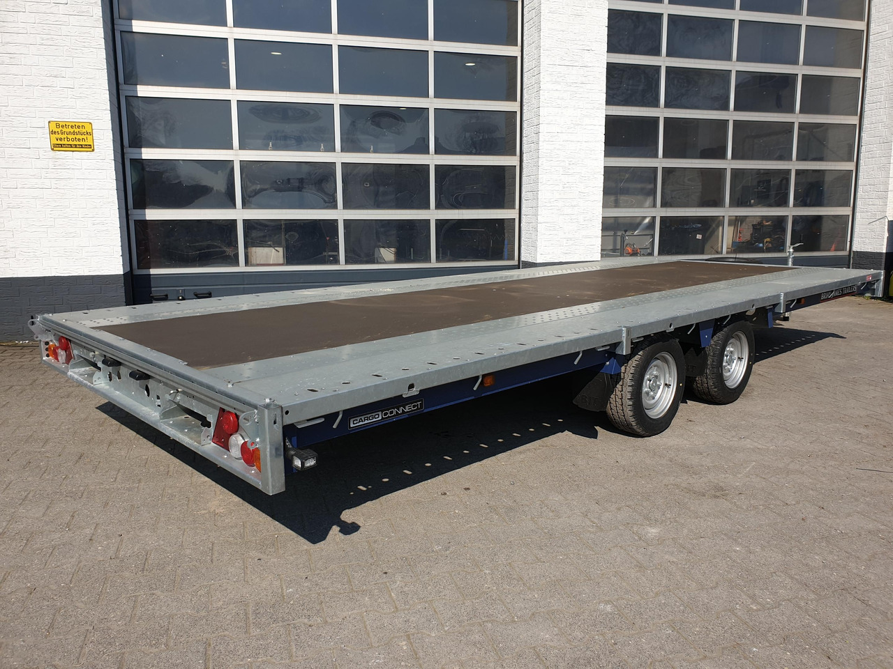 Brian James Trailer CarGO Connect 550x225cm Plateau Tandem 12" 3500kg Abverkauf 22 - Remorque plateau: photos 5 Brian James Trailer CarGO Connect 550x225cm Plateau Tandem 12" 3500kg Abverkauf 22 - Remorque plateau: photos 5