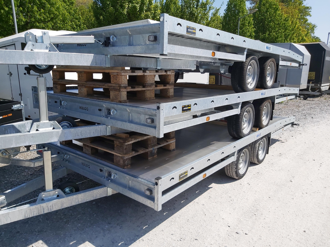 CARAX-2 3000 Multitransporter 440x207cm Aluboden Auffahrrampen 3000kg Winter Aktion - Remorque plateau: photos 4 CARAX-2 3000 Multitransporter 440x207cm Aluboden Auffahrrampen 3000kg Winter Aktion - Remorque plateau: photos 4