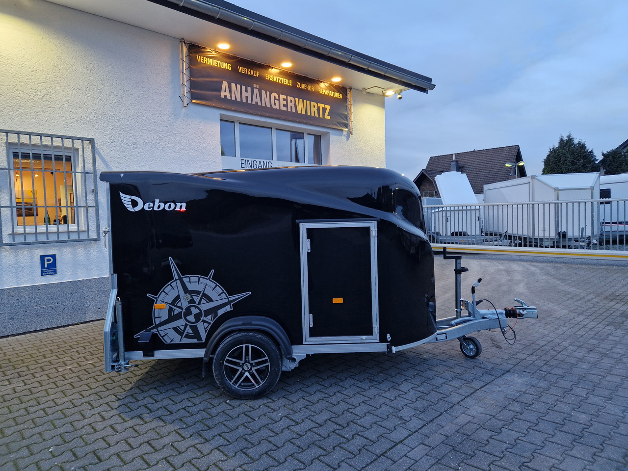 Remorque voiture Debon Cargo 1300 300x152x168cm black Seitentür Alufelgen blackbeauty Pullman 1300kg 100km/H: photos 10