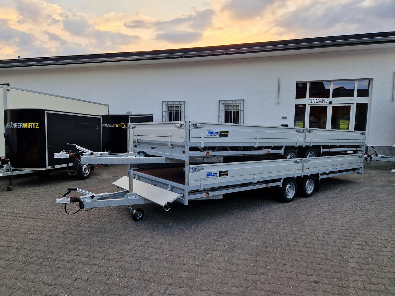 MEDAX - 2 3000 611x203x30cm 12" niedrig Fahrgestell (XXXL) 3000kg - Remorque plateau: photos 1 MEDAX - 2 3000 611x203x30cm 12" niedrig Fahrgestell (XXXL) 3000kg - Remorque plateau: photos 1