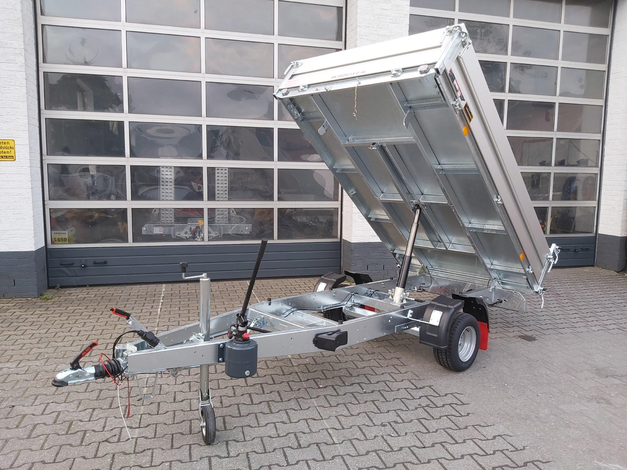 Pongratz Kipper RK 2600/15 G-AL 260x151x36cm Stahlboden Pendelklappe 10" 1500kg Aktion - Remorque benne: photos 1 Pongratz Kipper RK 2600/15 G-AL 260x151x36cm Stahlboden Pendelklappe 10" 1500kg Aktion - Remorque benne: photos 1