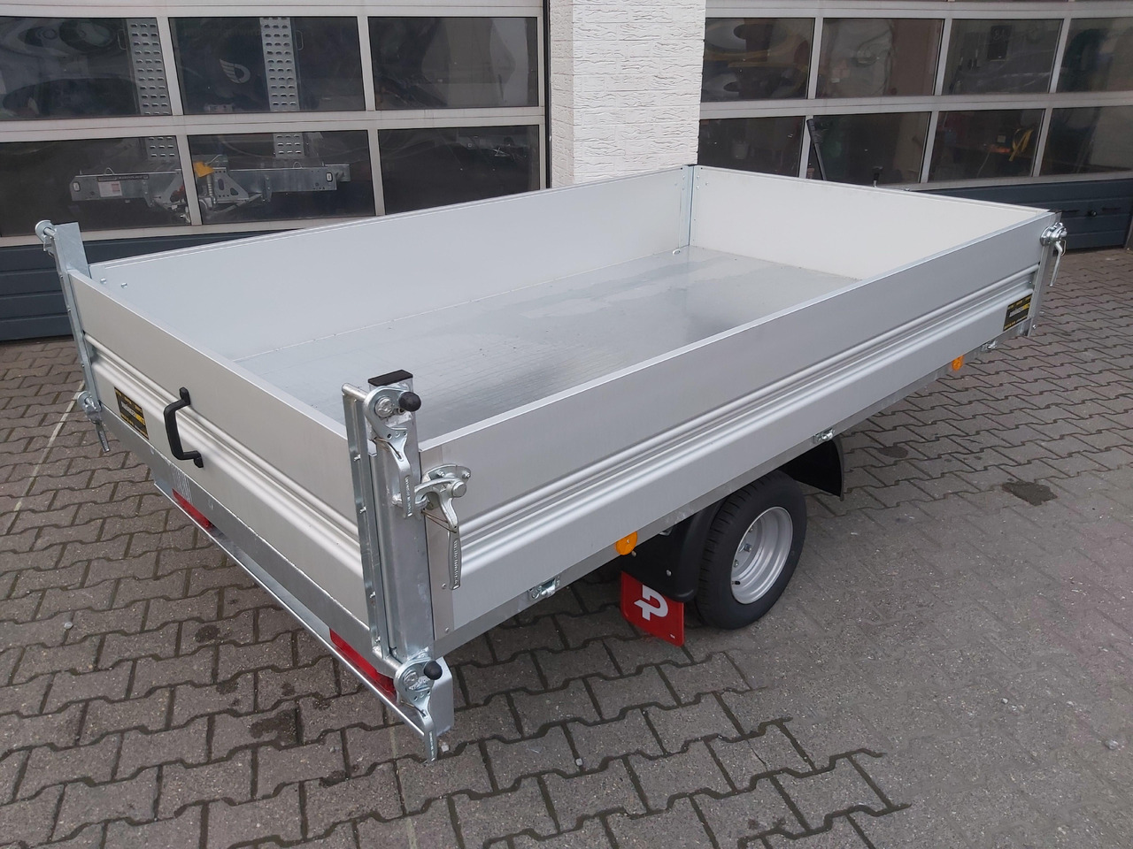 Remorque benne Pongratz Kipper RK 2600/15 G-AL 260x151x36cm Stahlboden Pendelklappe 10" 1500kg Aktion: photos 7