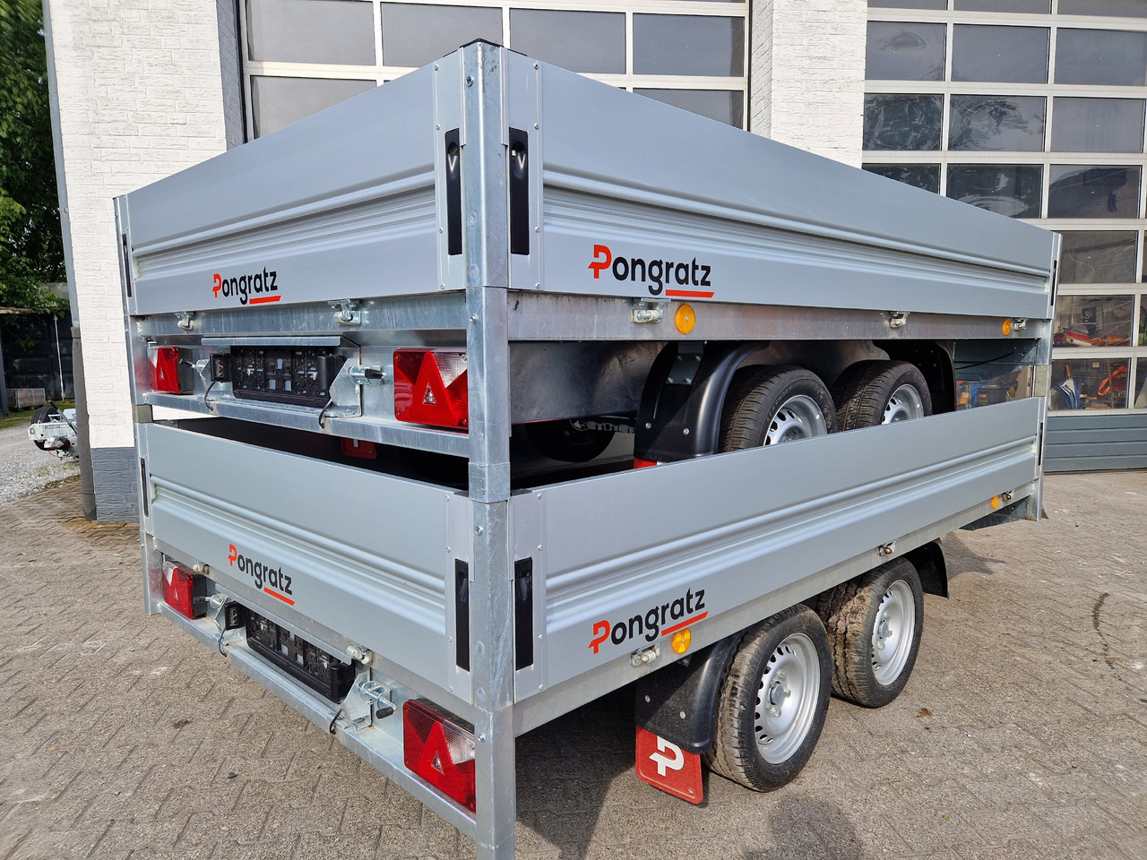 Pongratz Pritschenhochlader PHL 3100/17 T-AL-S 310x170x36cm 13" (M) 2000kg - Remorque plateau: photos 3 Pongratz Pritschenhochlader PHL 3100/17 T-AL-S 310x170x36cm 13" (M) 2000kg - Remorque plateau: photos 3