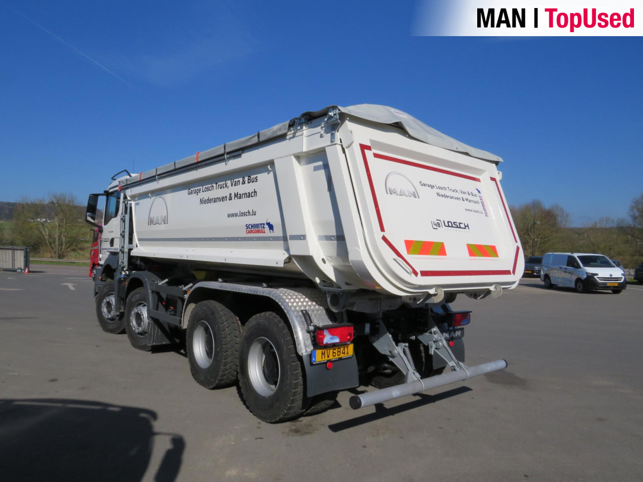 Camion benne MAN TGS 41.480 8x4 BB CH Schmitz Muldenkipper Retarder: photos 11 Camion benne MAN TGS 41.480 8x4 BB CH Schmitz Muldenkipper Retarder: photos 11