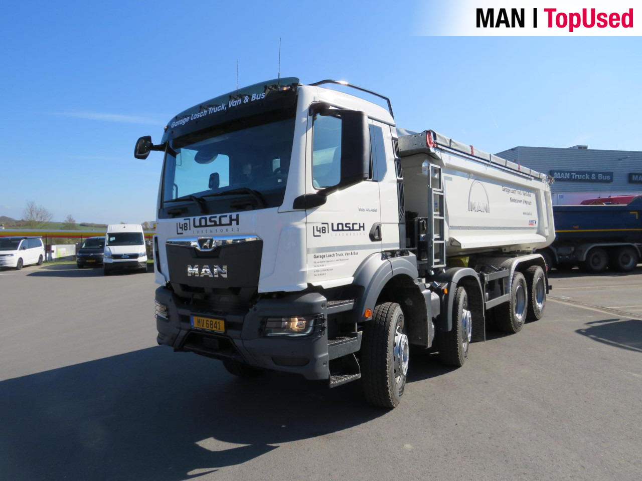 Camion benne MAN TGS 41.480 8x4 BB CH Schmitz Muldenkipper Retarder: photos 8 Camion benne MAN TGS 41.480 8x4 BB CH Schmitz Muldenkipper Retarder: photos 8