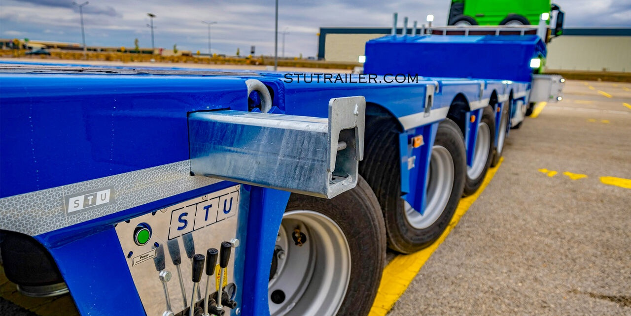 STU 5 Axle Hydraulic Steering Lowbed - Semi-remorque surbaissé: photos 4 STU 5 Axle Hydraulic Steering Lowbed - Semi-remorque surbaissé: photos 4