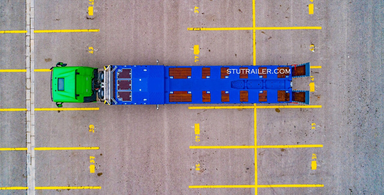 STU 5 Axle Hydraulic Steering Lowbed - Semi-remorque surbaissé: photos 3 STU 5 Axle Hydraulic Steering Lowbed - Semi-remorque surbaissé: photos 3