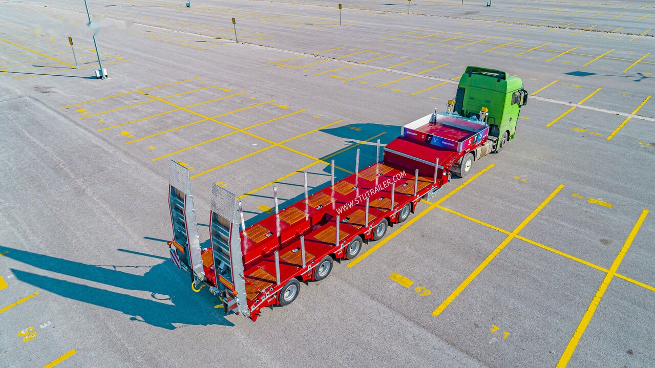 STU 5 Axle Lowbed / Extendable - Semi-remorque surbaissé: photos 1 STU 5 Axle Lowbed / Extendable - Semi-remorque surbaissé: photos 1