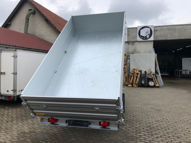 Remorque benne neuf Humbaur 3-Seitenkipper HTK 3500.41 Alu mit BW-Aufsatz, 4100 x 2100 x 350 mm, 3,5 to.: photos 6