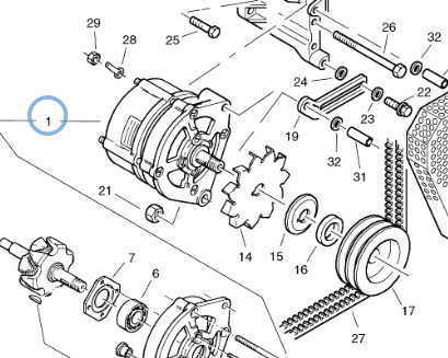 Alternator 20776758 for Volvo L40, L40B, L45, L45B - Alternateur pour Chargeuse sur pneus: photos 2 Alternator 20776758 for Volvo L40, L40B, L45, L45B - Alternateur pour Chargeuse sur pneus: photos 2