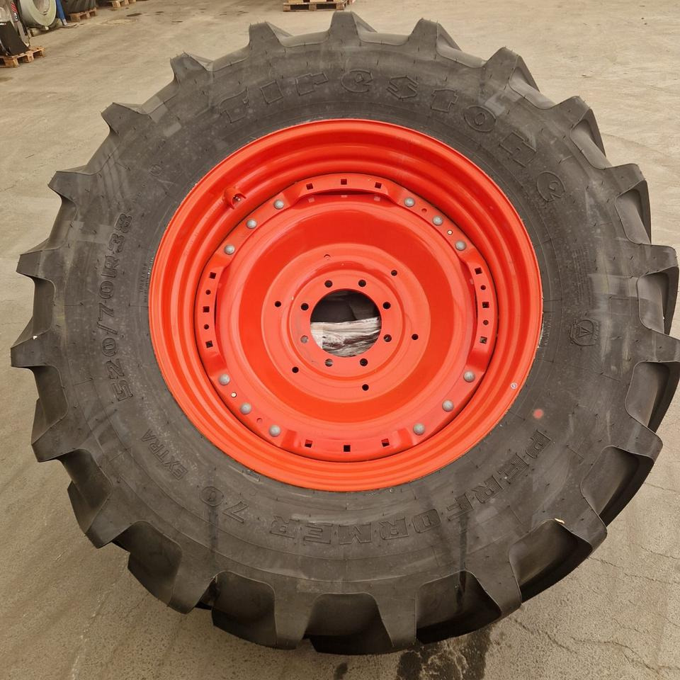 Reifen Räder Firestone 520/70R38 Performer 70 extra 150D 147E - Pneus et jantes: photos 2 Reifen Räder Firestone 520/70R38 Performer 70 extra 150D 147E - Pneus et jantes: photos 2
