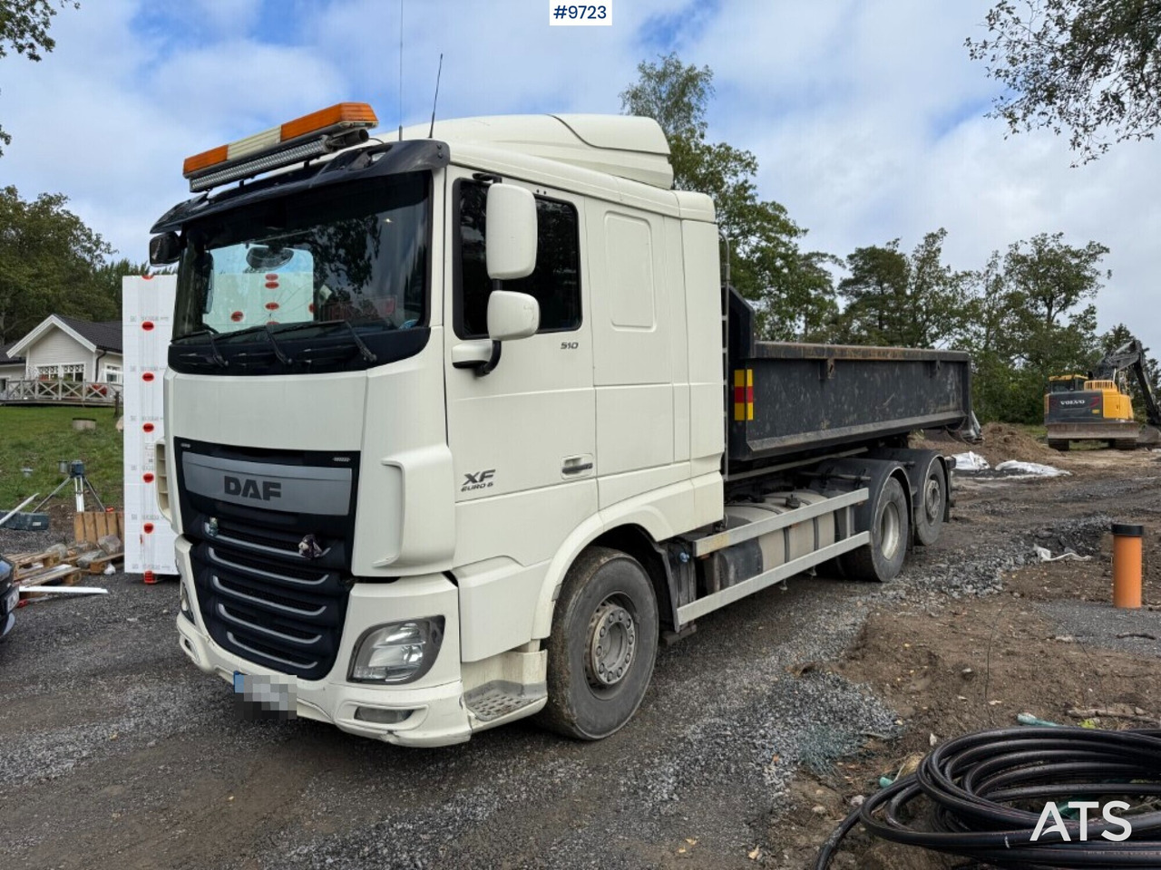 DAF FAN XL510Z hooklift with flatbed - Camion ampliroll: photos 1 DAF FAN XL510Z hooklift with flatbed - Camion ampliroll: photos 1