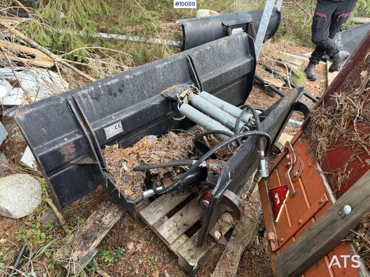 Diagonal Plow Kellfri SP150T Trima and tooth bucket - Lame à neige: photos 3 Diagonal Plow Kellfri SP150T Trima and tooth bucket - Lame à neige: photos 3