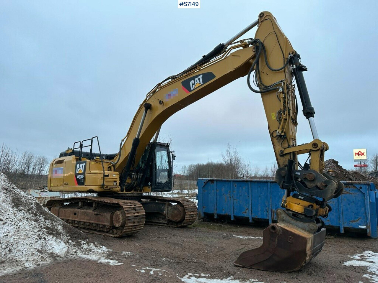 Excavator Cat 336F LXE with rotor - Pelle: photos 1 Excavator Cat 336F LXE with rotor - Pelle: photos 1