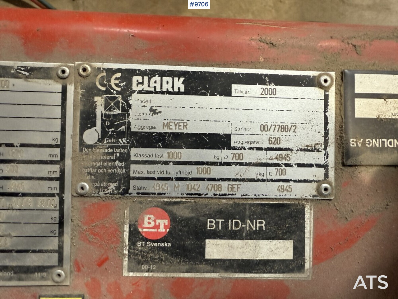 Forklift Clark CEM 25 — crédit-bail Forklift Clark CEM 25: photos 20
