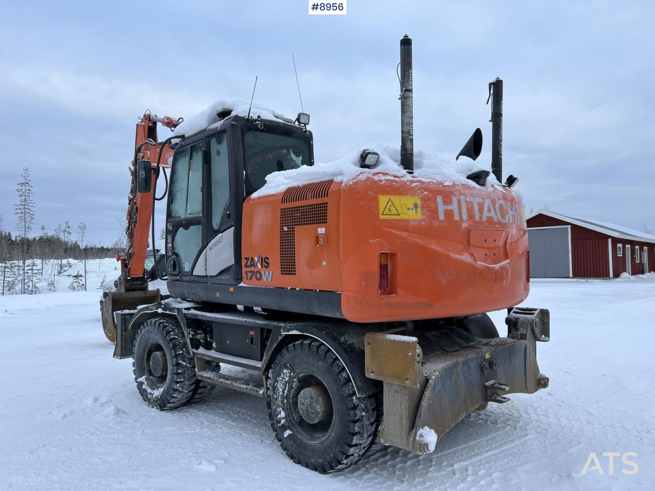 Hitachi ZX 170 W Wheeled excavator with tipper wagon and attachments - Pelle sur pneus: photos 4 Hitachi ZX 170 W Wheeled excavator with tipper wagon and attachments - Pelle sur pneus: photos 4