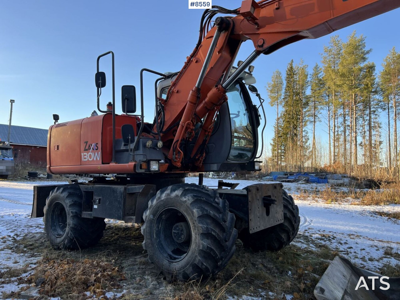 Hitachi ZX130W Wheeled excavator - Pelle sur pneus: photos 4 Hitachi ZX130W Wheeled excavator - Pelle sur pneus: photos 4
