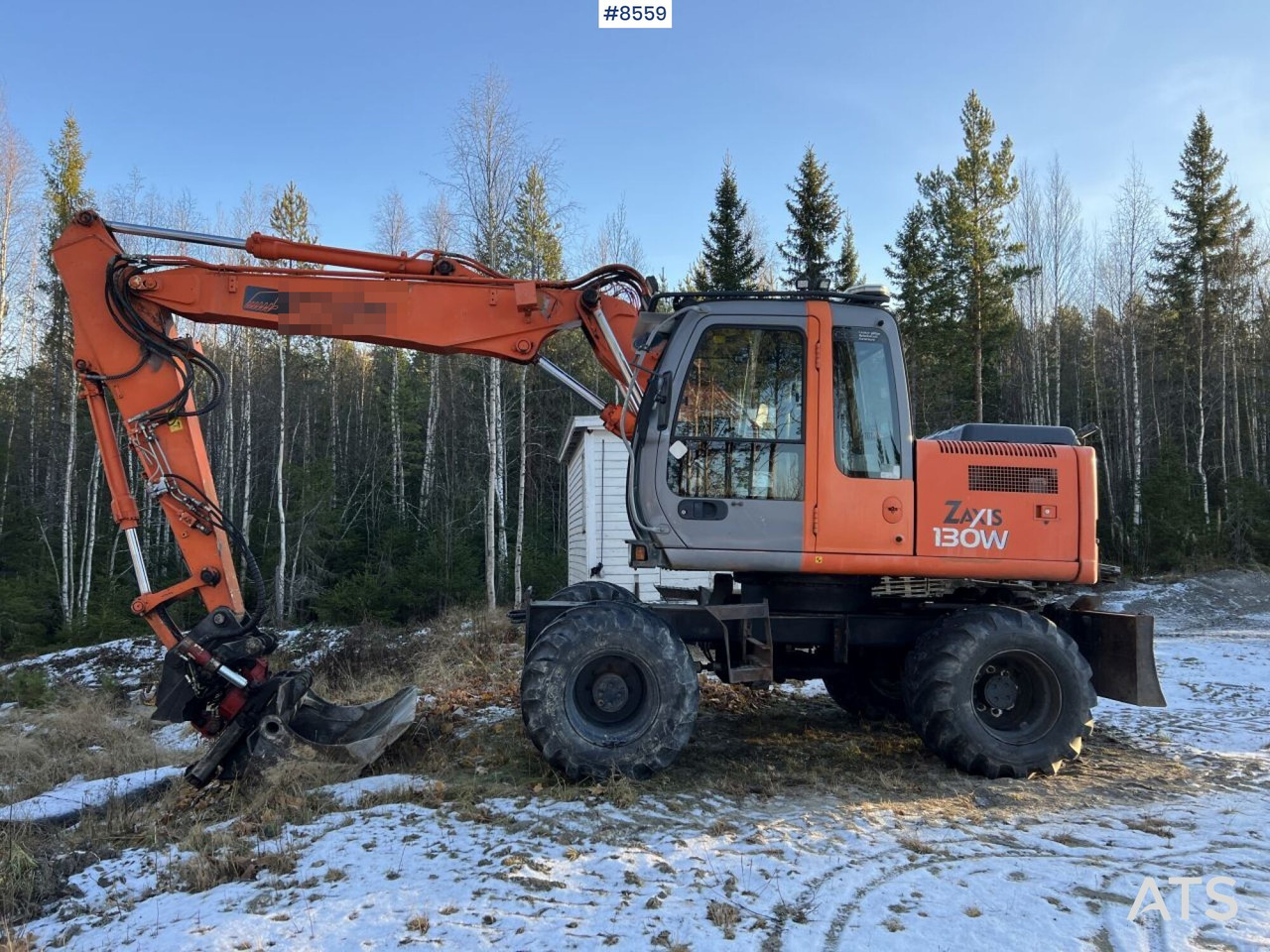 Hitachi ZX130W Wheeled excavator - Pelle sur pneus: photos 1 Hitachi ZX130W Wheeled excavator - Pelle sur pneus: photos 1