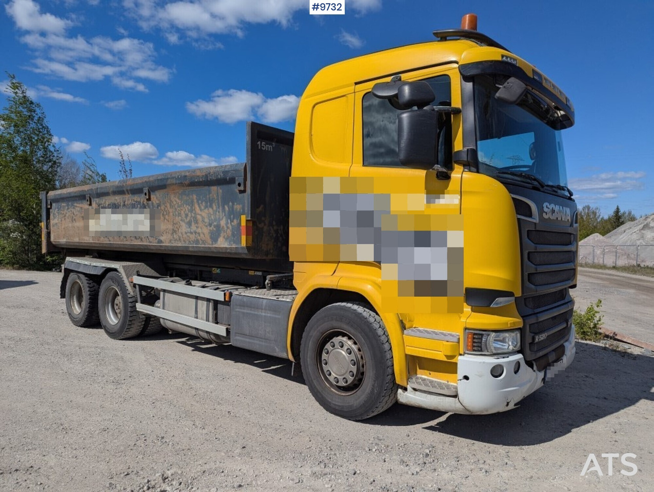 Hooklift Truck Scania R520 6x2 with flatbed - Camion ampliroll: photos 1 Hooklift Truck Scania R520 6x2 with flatbed - Camion ampliroll: photos 1