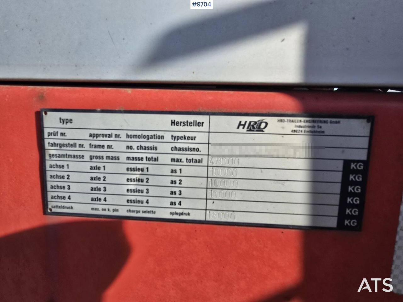 Semi-remorque surbaissé Jumbotrailer HRD NTG: photos 14 Semi-remorque surbaissé Jumbotrailer HRD NTG: photos 14