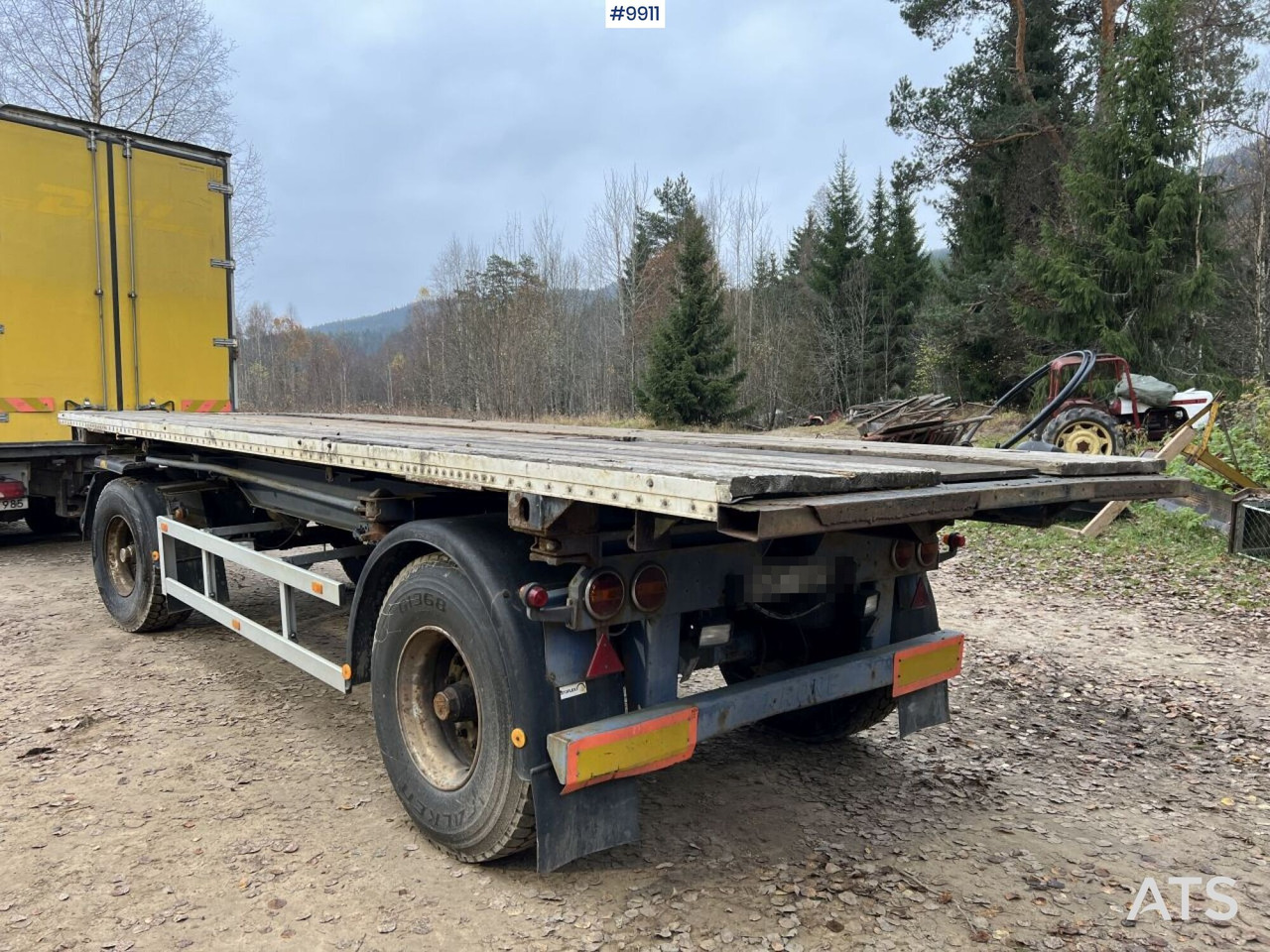 KRONE AZW 20E Container trailer with interchangeable body - Remorque plateau: photos 3 KRONE AZW 20E Container trailer with interchangeable body - Remorque plateau: photos 3