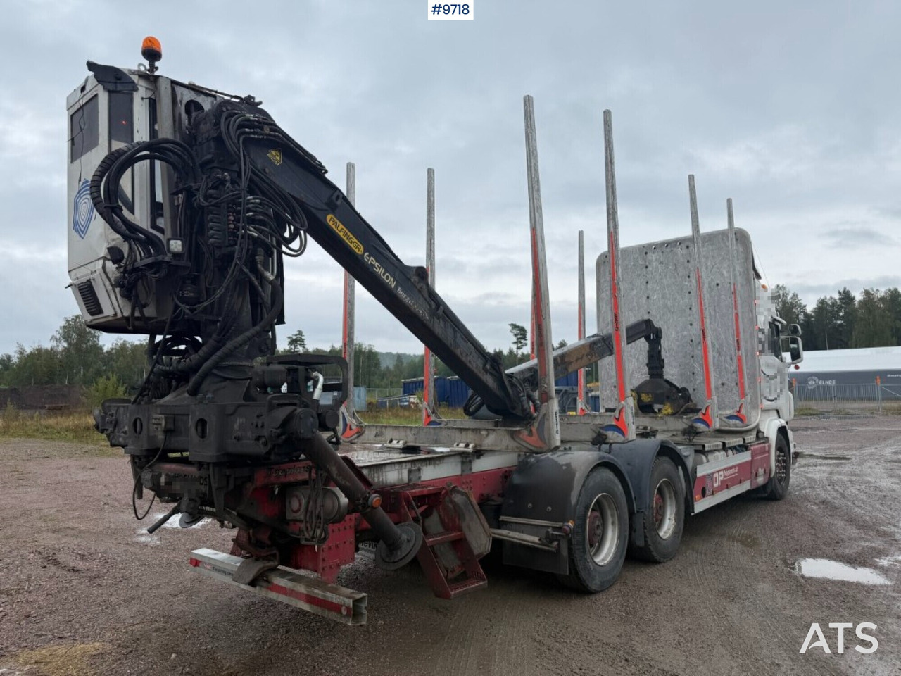 Log truck Scania R520 with crane - Camion grumier, Camion grue: photos 5 Log truck Scania R520 with crane - Camion grumier, Camion grue: photos 5