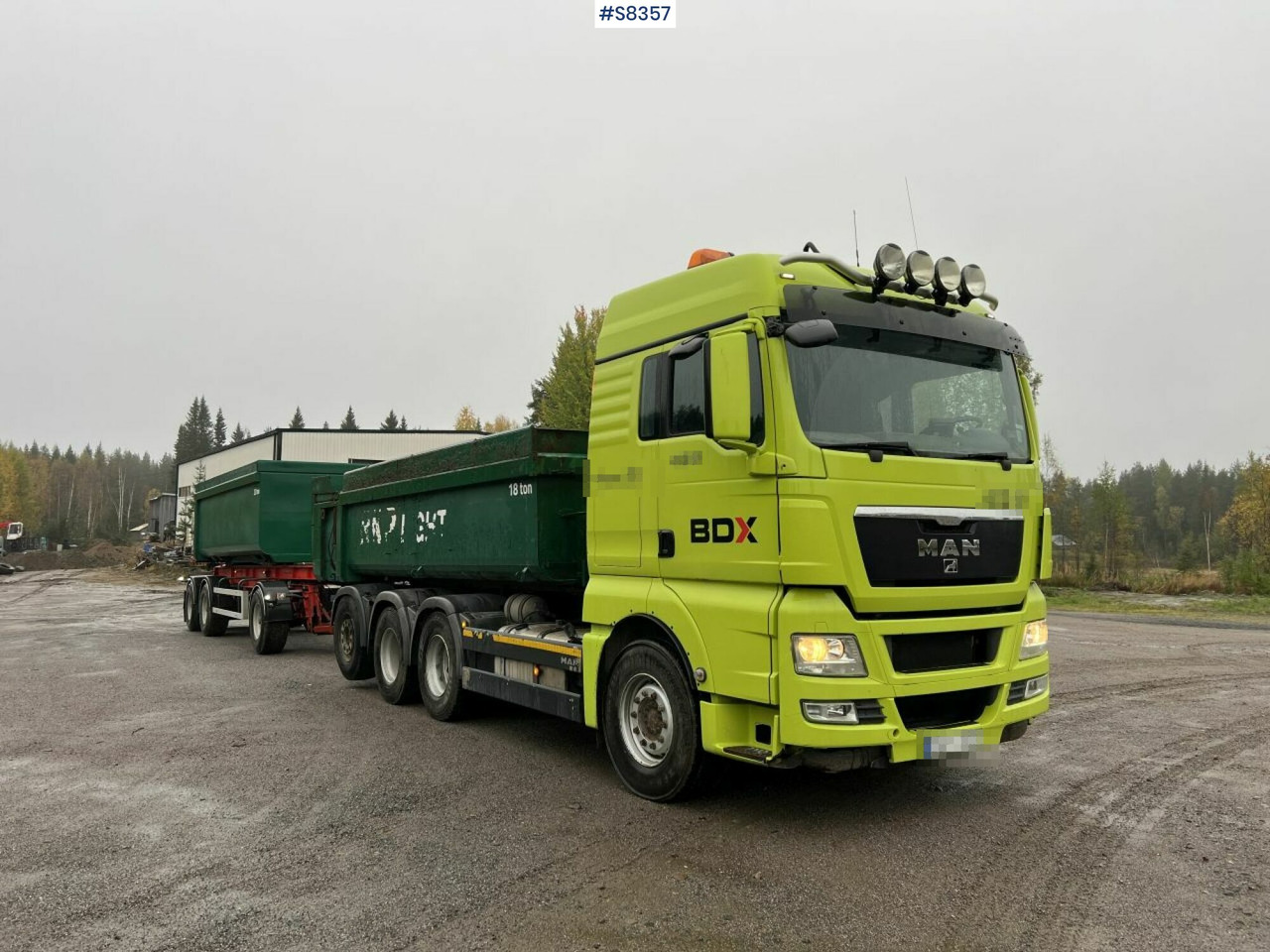 MAN TGF 35.540 med RKP 3-9.0 Vagn Gravel (Cassette) SEE VIDEO - Camion benne: photos 2 MAN TGF 35.540 med RKP 3-9.0 Vagn Gravel (Cassette) SEE VIDEO - Camion benne: photos 2
