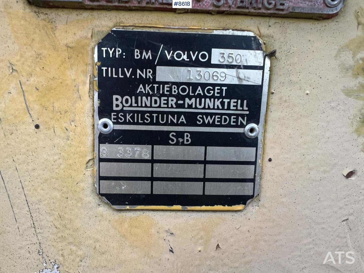 Chargeuse sur pneus Rear Loader VOLVO BM 350 (SEE VIDEOS): photos 11