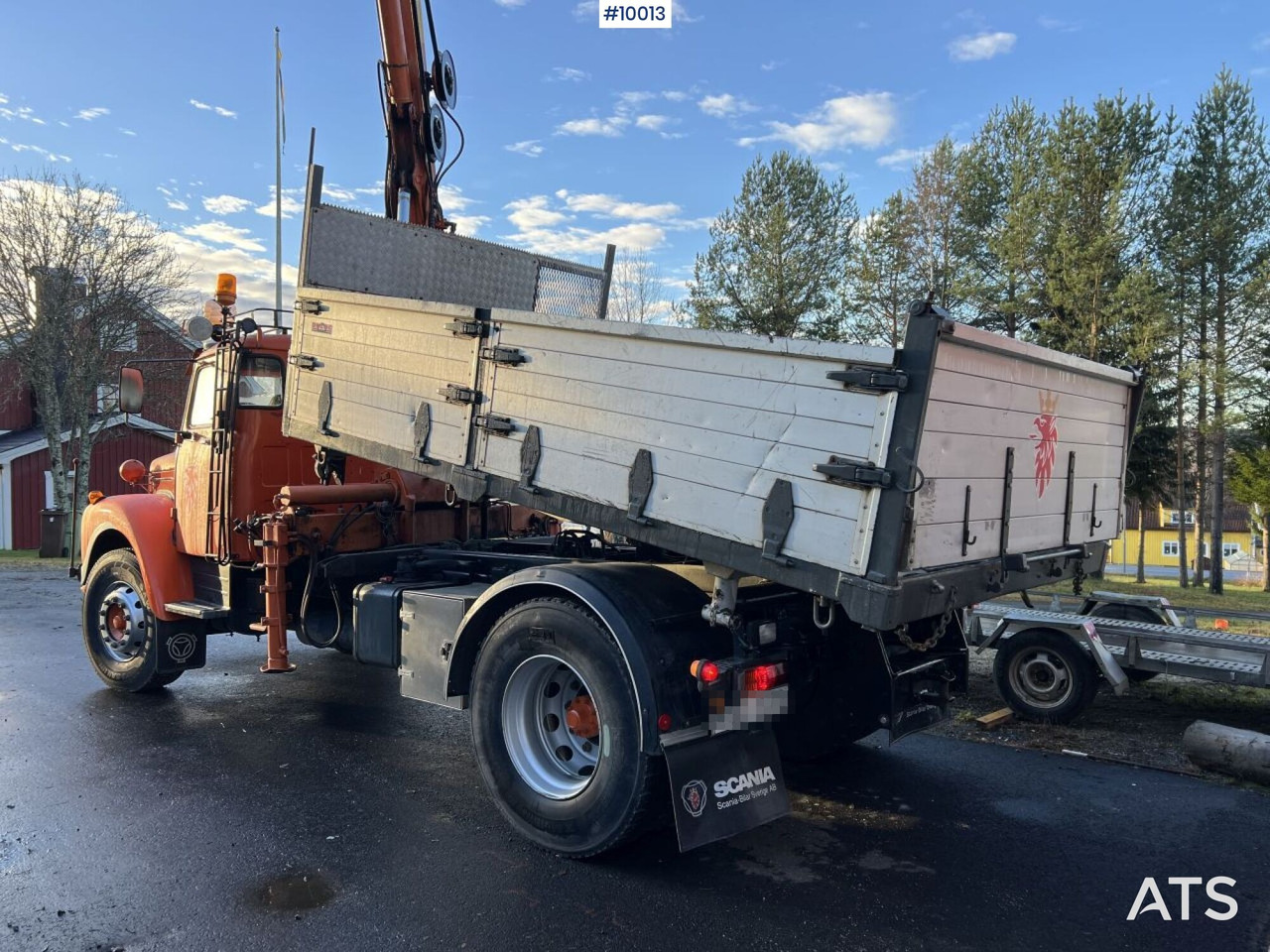 SCANIA L86 S46 Crane truck/tipper truck with attachments - Camion benne, Camion grue: photos 4 SCANIA L86 S46 Crane truck/tipper truck with attachments - Camion benne, Camion grue: photos 4