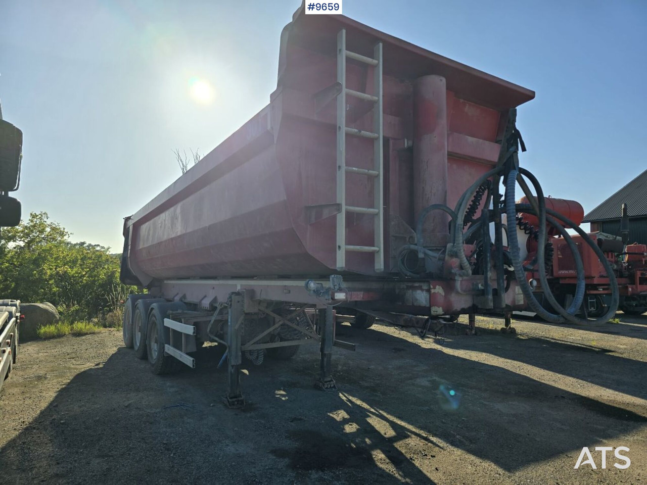 Tipper trailer Damm SE-42T - Semi-remorque benne: photos 2 Tipper trailer Damm SE-42T - Semi-remorque benne: photos 2