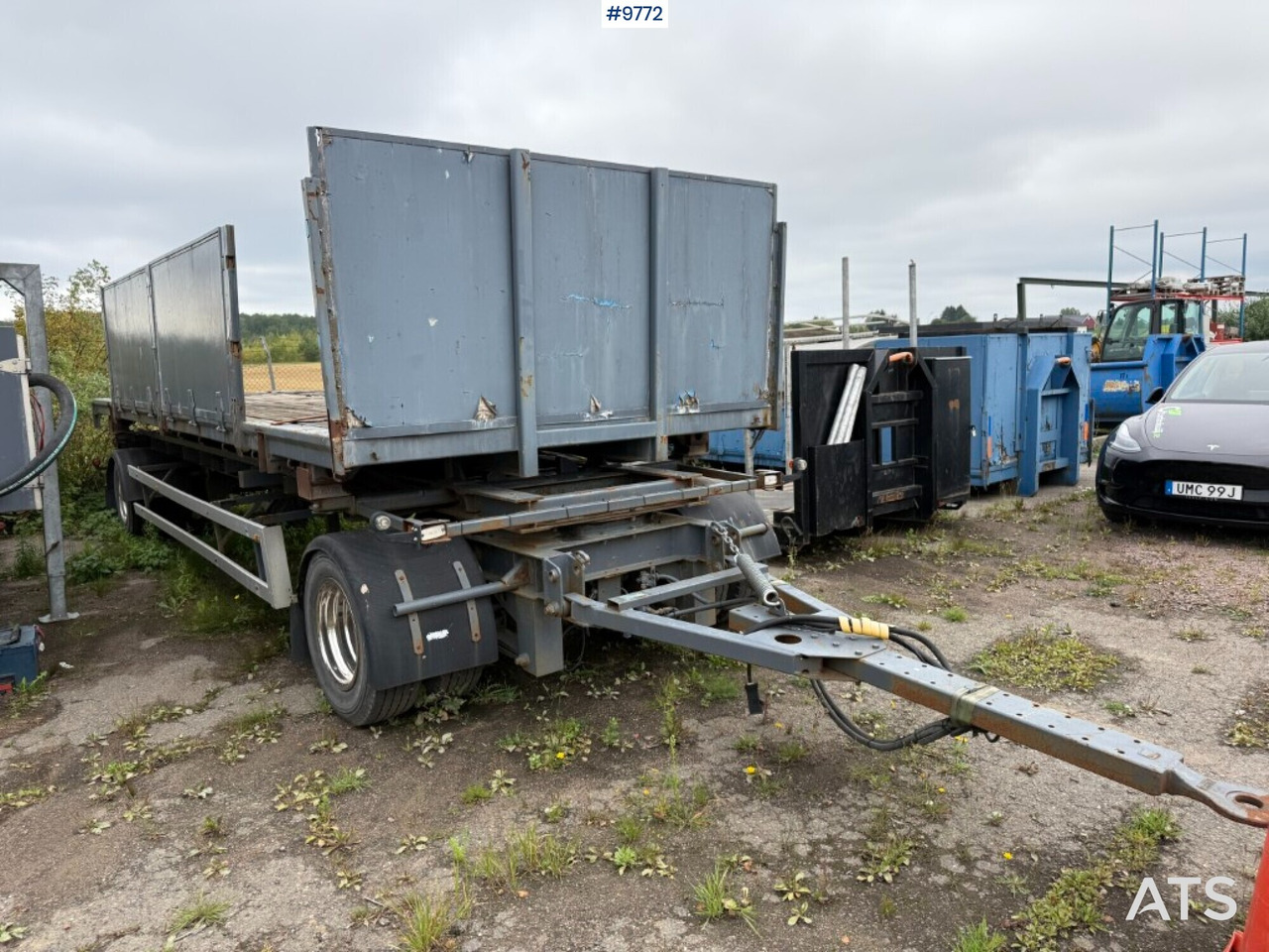 VAN HAAL R20 Hooklift body with removable flatbed - Remorque ampliroll/ Multibenne, Carrosserie plateau: photos 2 VAN HAAL R20 Hooklift body with removable flatbed - Remorque ampliroll/ Multibenne, Carrosserie plateau: photos 2