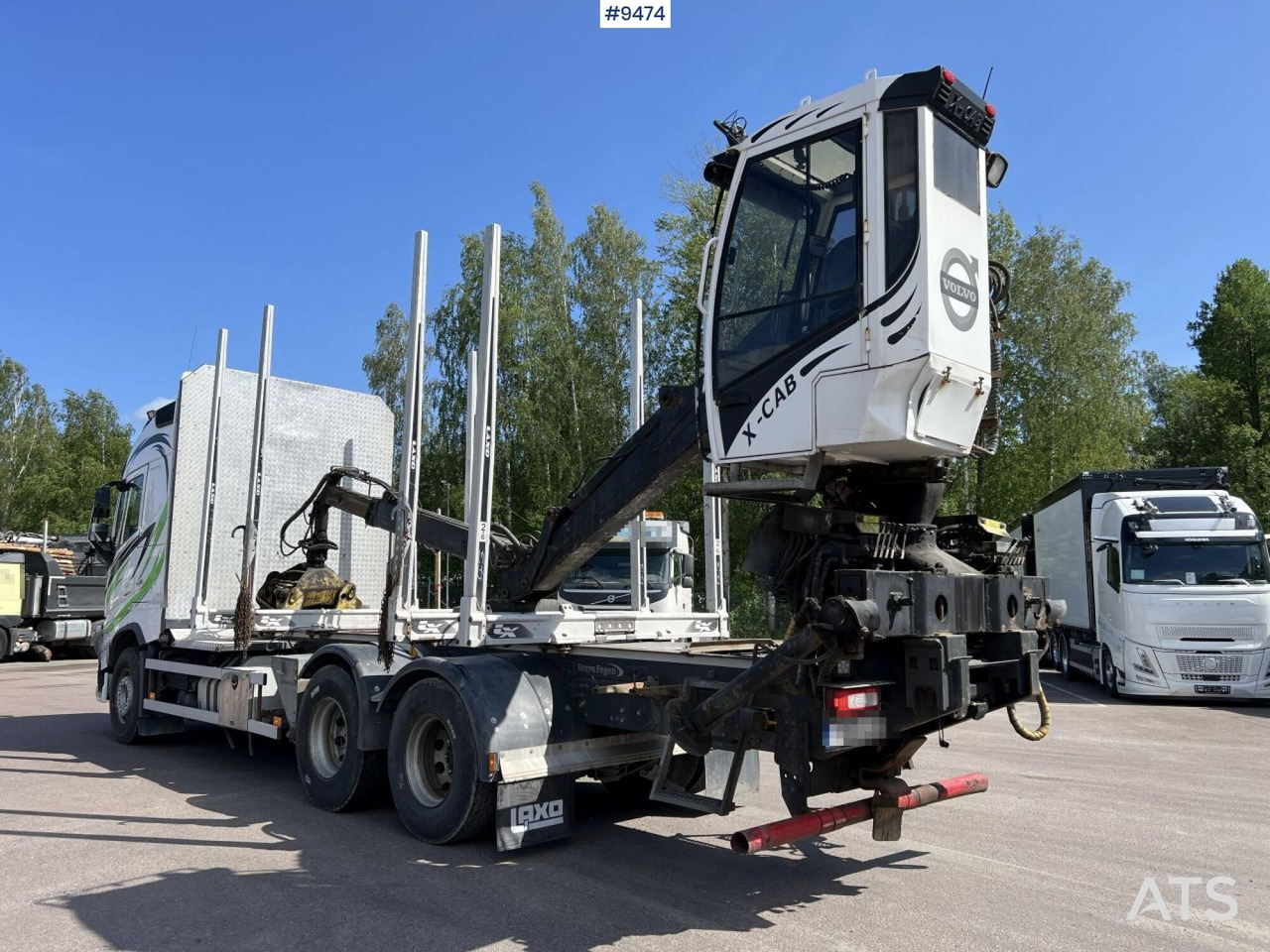 Volvo FH13 Logging truck with Loglift 105S crane - Camion grumier: photos 5 Volvo FH13 Logging truck with Loglift 105S crane - Camion grumier: photos 5