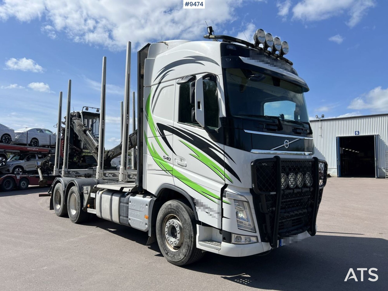 Volvo FH13 Logging truck with Loglift 105S crane - Camion grumier: photos 2 Volvo FH13 Logging truck with Loglift 105S crane - Camion grumier: photos 2