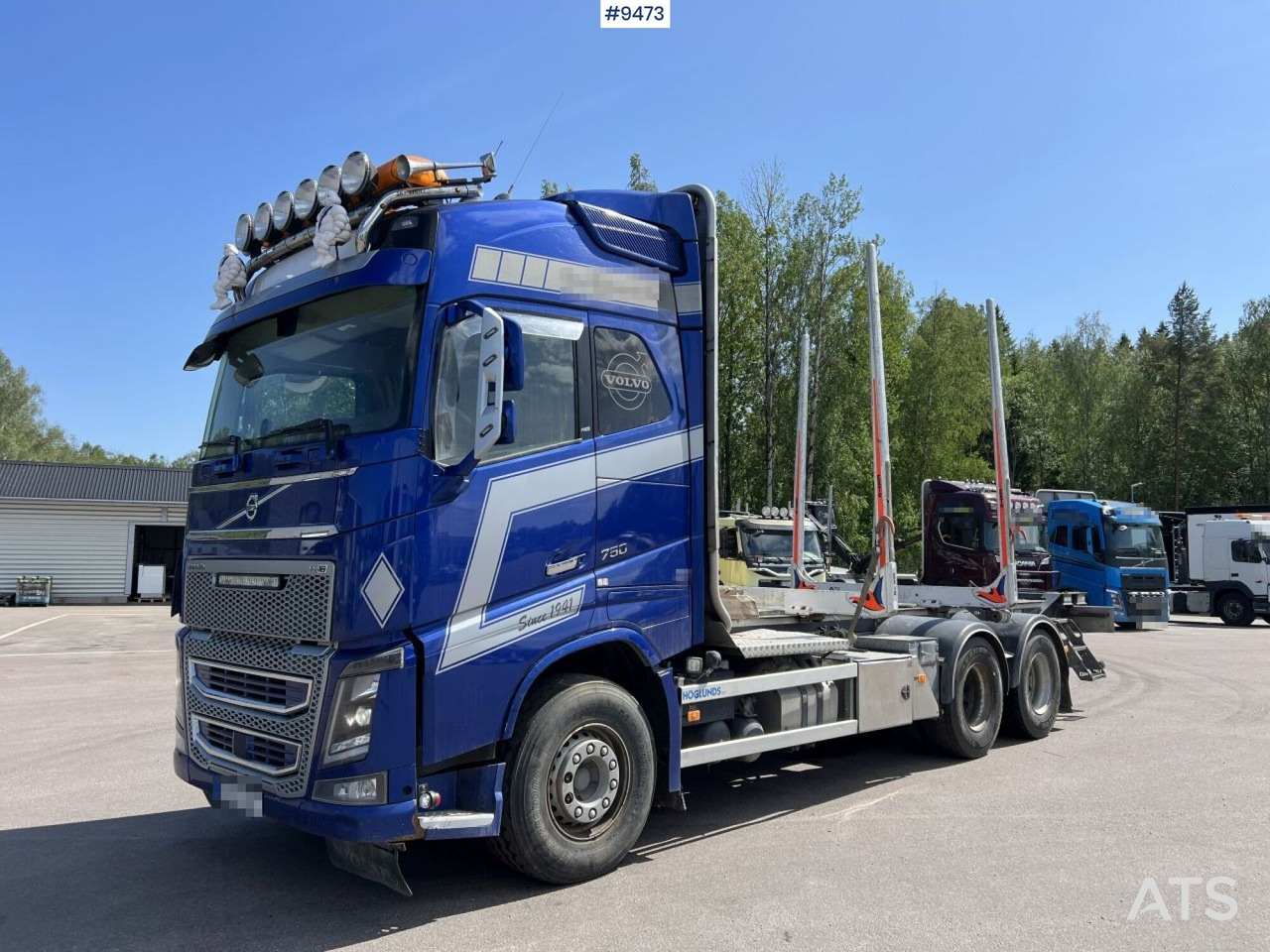 Volvo FH16 750 Logging truck - Camion grumier: photos 1 Volvo FH16 750 Logging truck - Camion grumier: photos 1